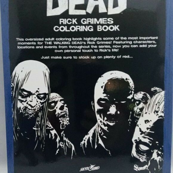The Walking Dead:‎ Rick Grimes Adult Coloring Book - Picture 6 of 12